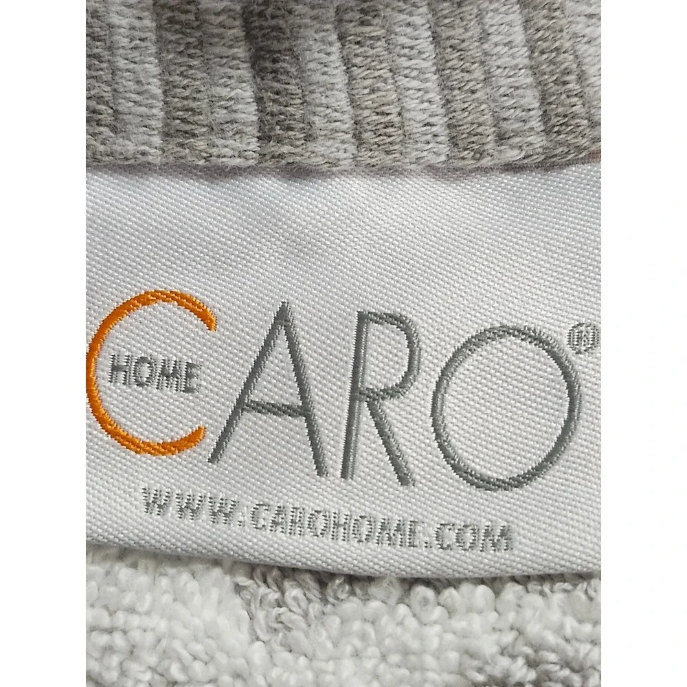 Caro‎ Home Halloween Skull Crossbones Hand Towel Gray White Orange Cotton Goth